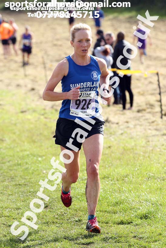 Senior womens 2019 Start Fitness Harrier League, Wrekenton, Gateshead. Photo: David T. Hewitson/Sports for All Pics